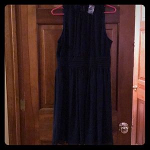 Halter Neck Navy ModCloth Dress